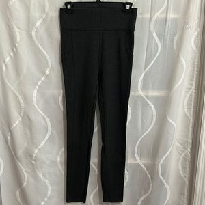 Lou & Grey for Loft, Dark Gray Leggings, Size Small